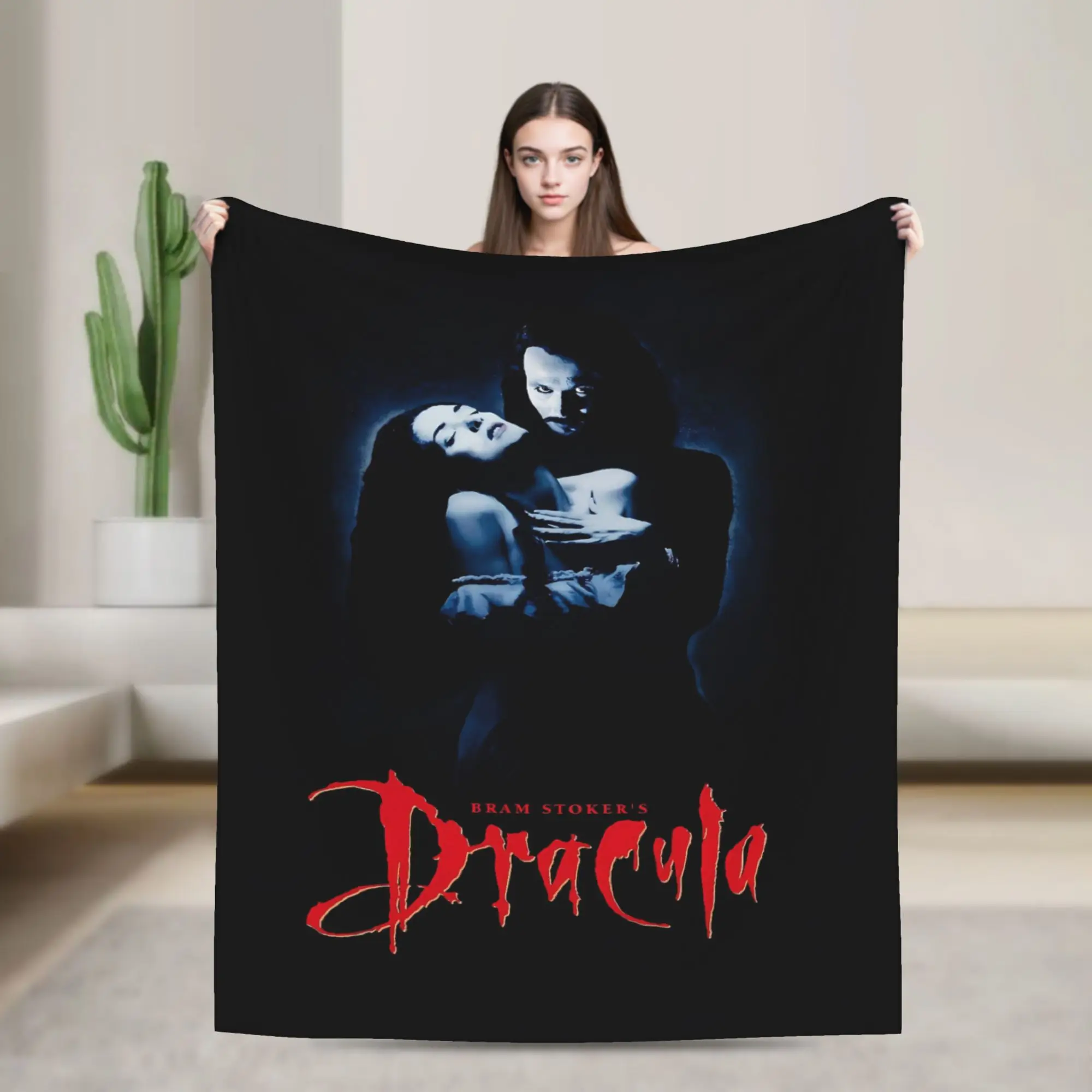 Bram Stoker's Dracula Super Warm Blanket  Decorative Plush Throw Blanket Aesthetic Home Decor Flannel Bedspread Sofa Bed Cover