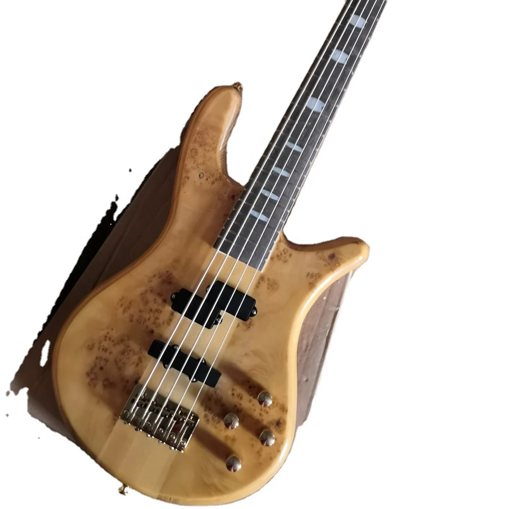 

5-струнная электрическая бас-гитара на заказ, активная бас-гитара