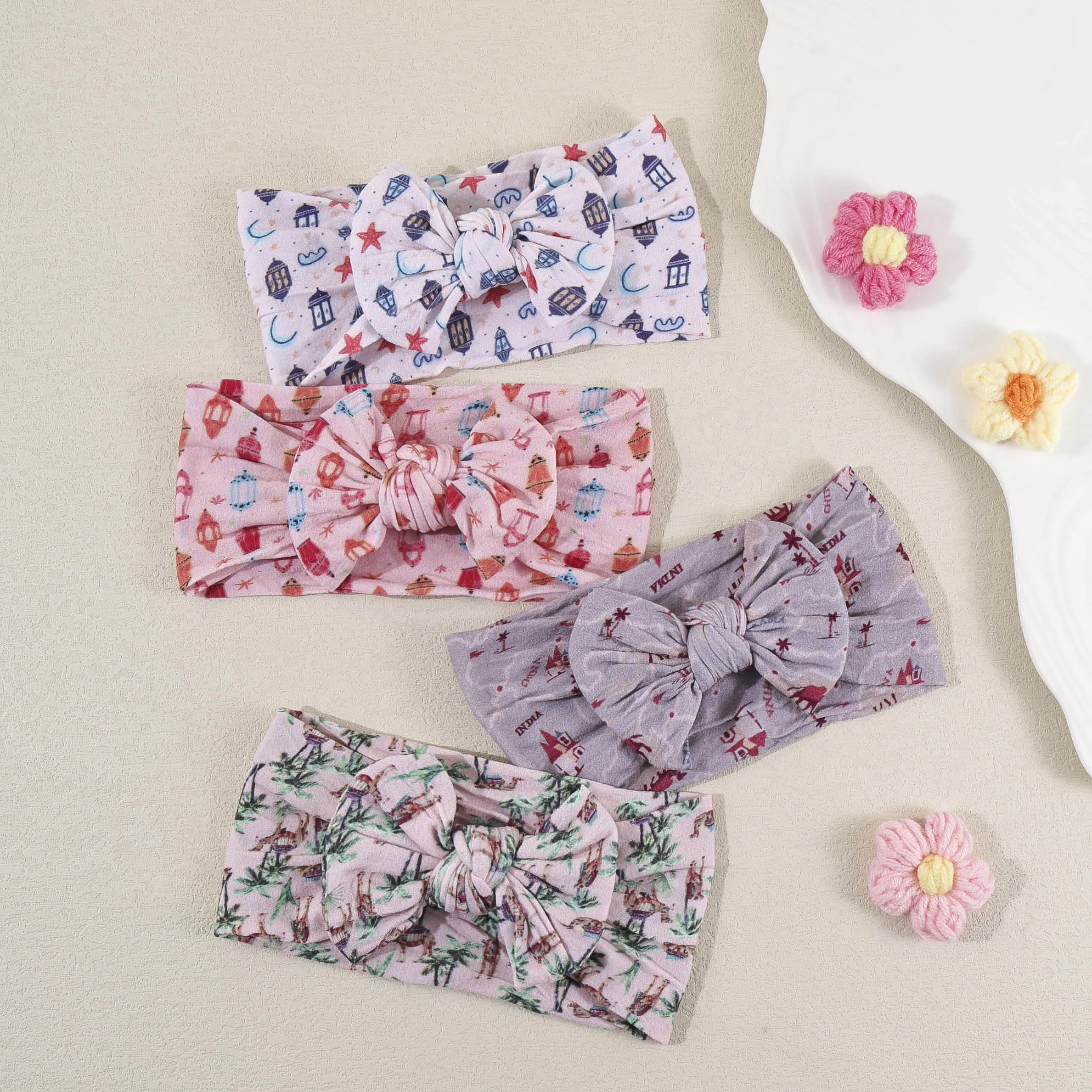 20pcs-ramadan-lantern-prints-nylon-headband-baby-girl-headwraps-kid-elastic-turban-soft-headwear-hair-accessories-for-kids-bulk