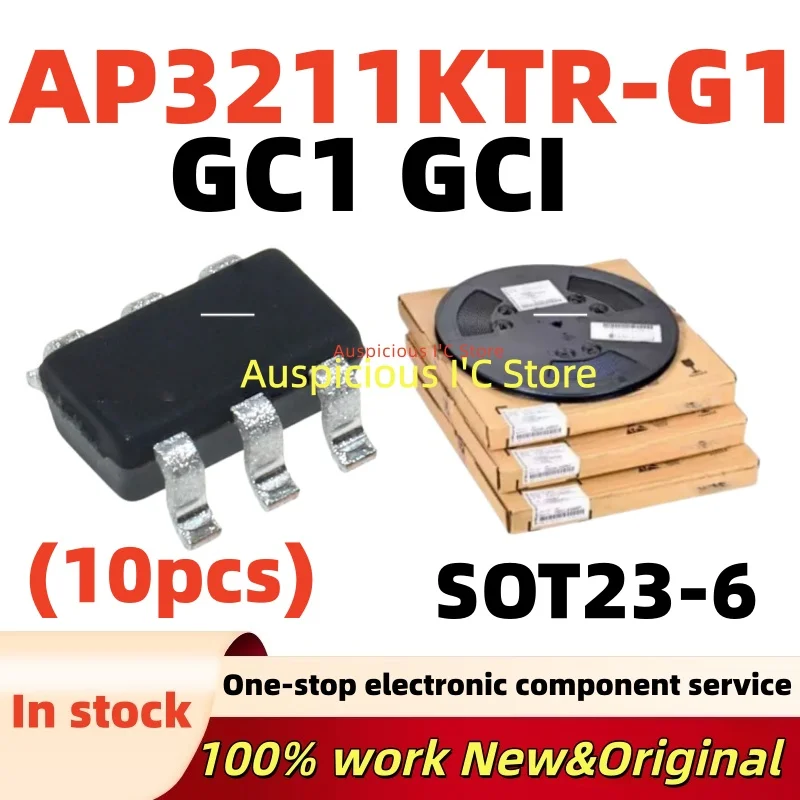 (10pcs) GC1 GCI AP3211 AP3211KTR-G1 SOT23-6