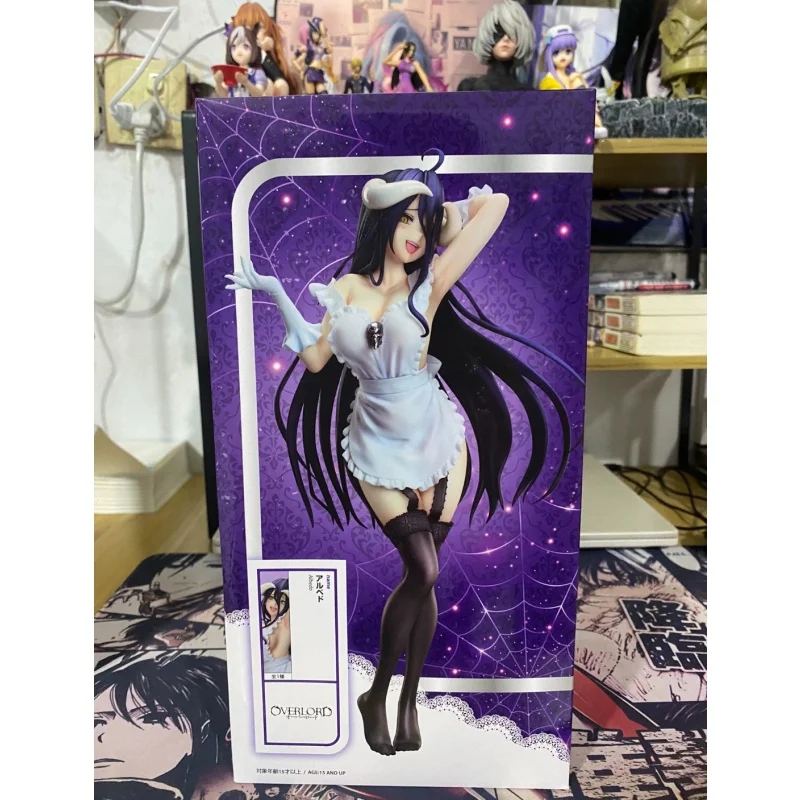 

[In Stock]Original Elcoco Overlord Albedo 26.2cm 1/7 Anime Characters Model Ornaments Collection Toys Gifts