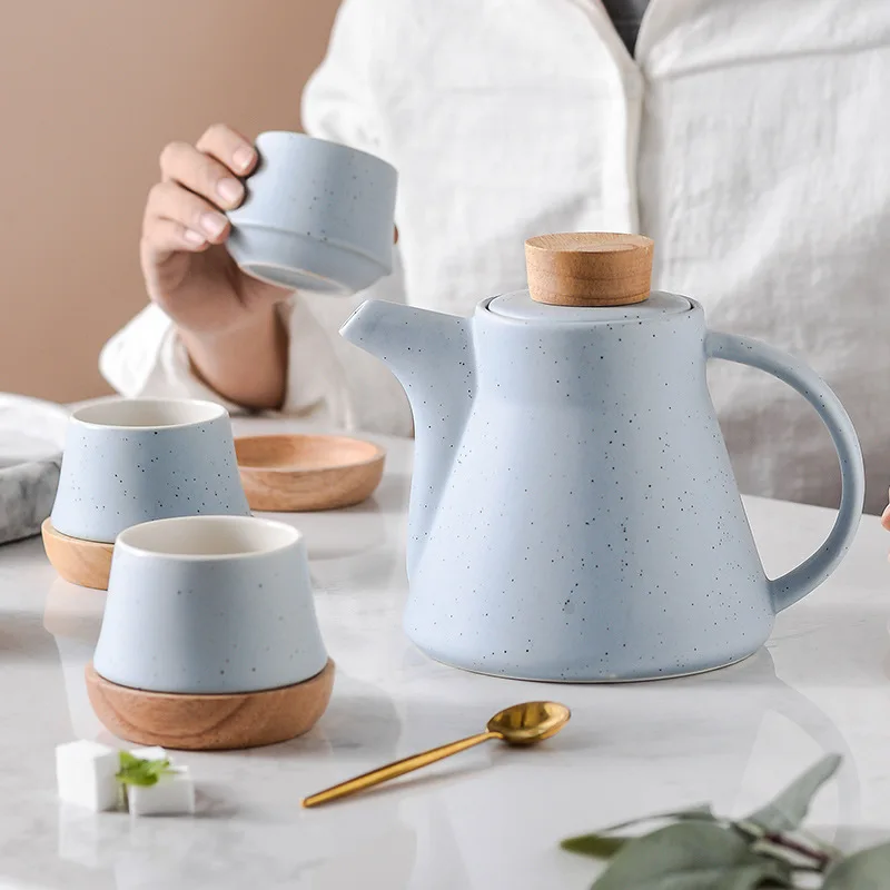 TANGPIN Nordic Ceramic Tea Set With Gift Box