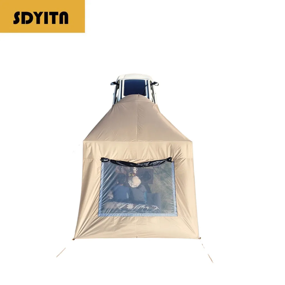 

Luxury SUV Tail Awning Sun Shelter 210D Oxford Cloth Black Coating Waterproof Off-road Side Sunshade