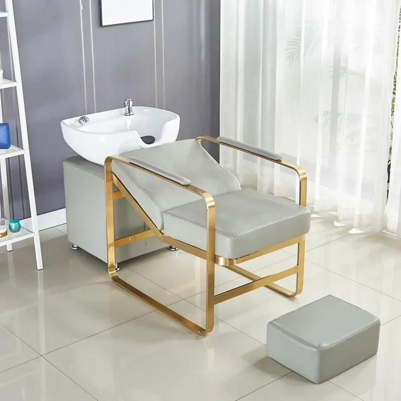 Sillón de Barbería para Mujer, Estético, para Juegos, Cosmético, Reclinable, Equipo de Belleza, Silla de Estilista, Decorativa