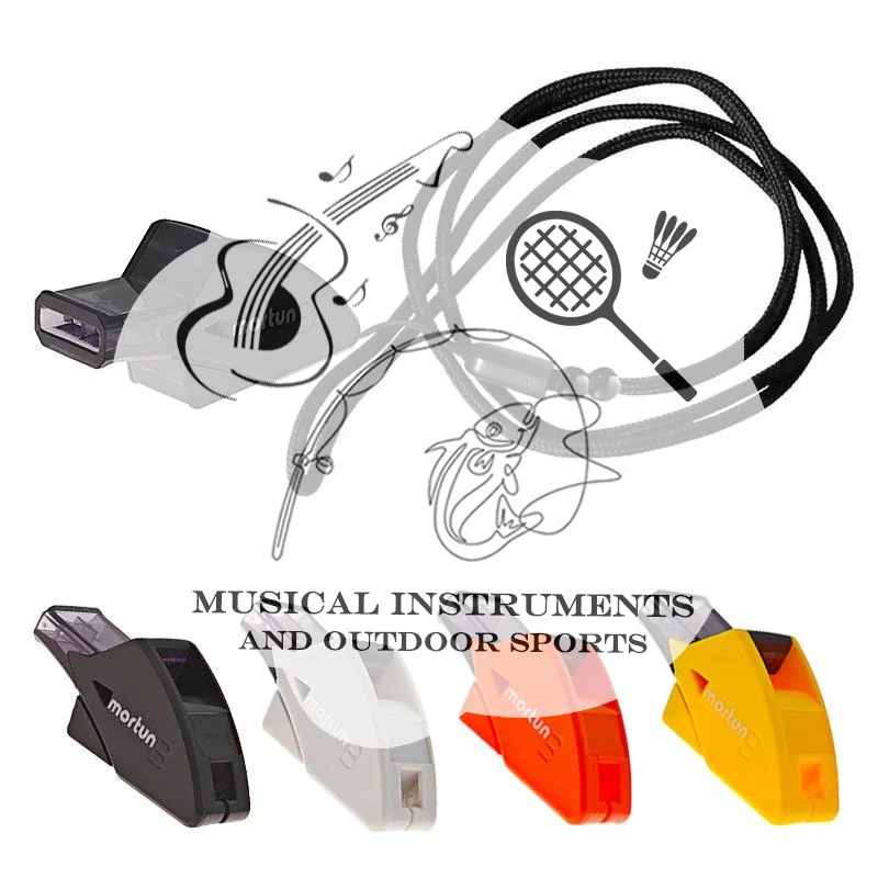 صفارة حكم كرة السلة/كرة القدم الاحترافية مع مشبك إصبع الحبل للمعدات الرياضية للمدربين والحكام