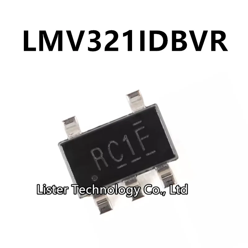 LMV321IDBVR SOT23-5, Marcação: RC1F LMV321 LMV321I LMV321IDBV LMV321IDBVT SMD, Novo, 20-200pcs por lote