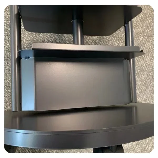 Dudukan lantai putar logam buatan kustom pabrik Tiongkok