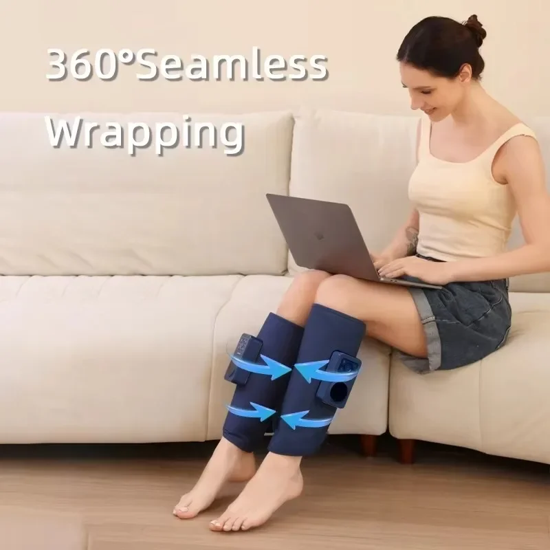 Air Compression Health Top Travel Massager Heated Wireless Leg and Calf Massager