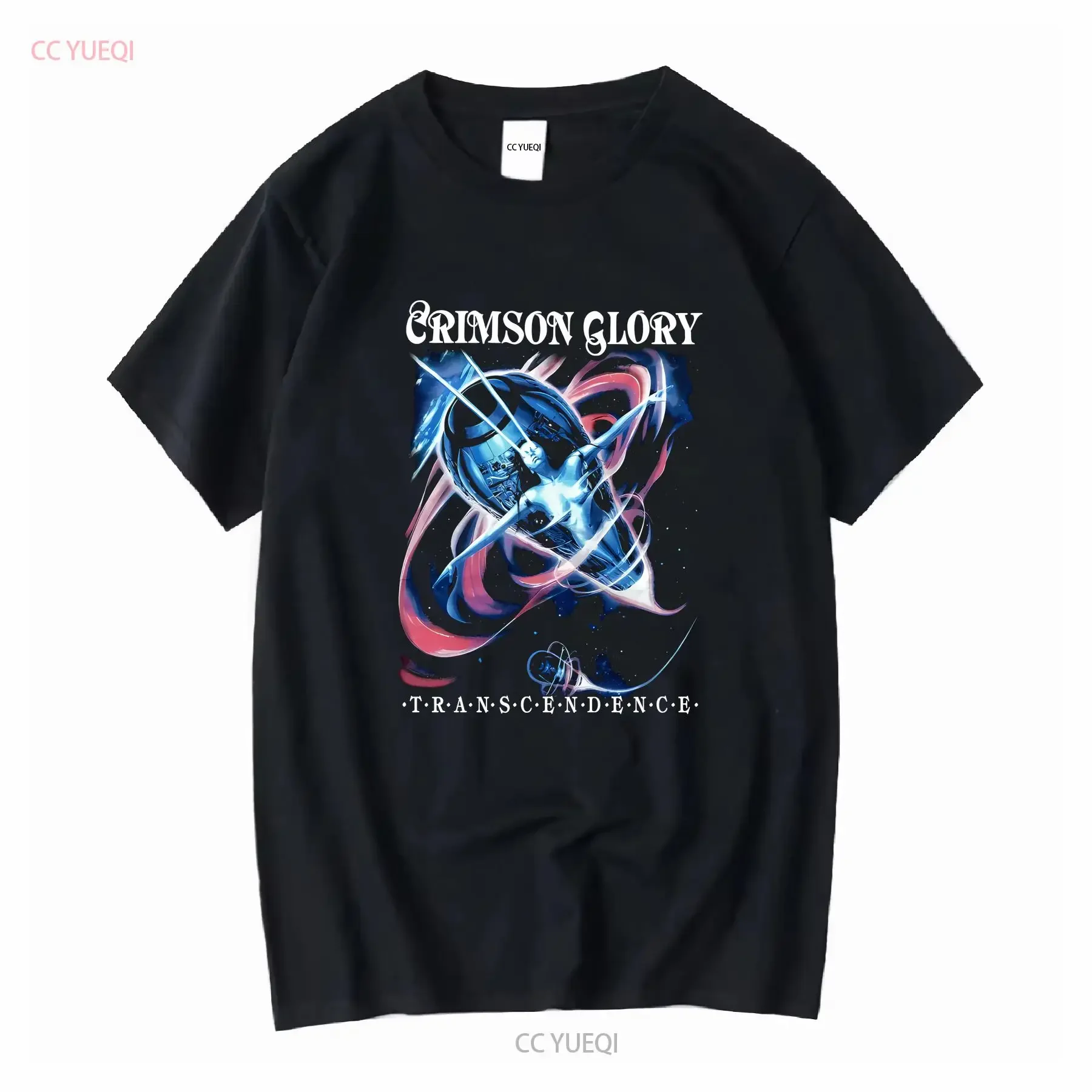 CRIMSON GLORY Transcendence T Shirt For Fans S To 5XL CB1049 vintage Washed Stylish Casual homme Slightly fashion