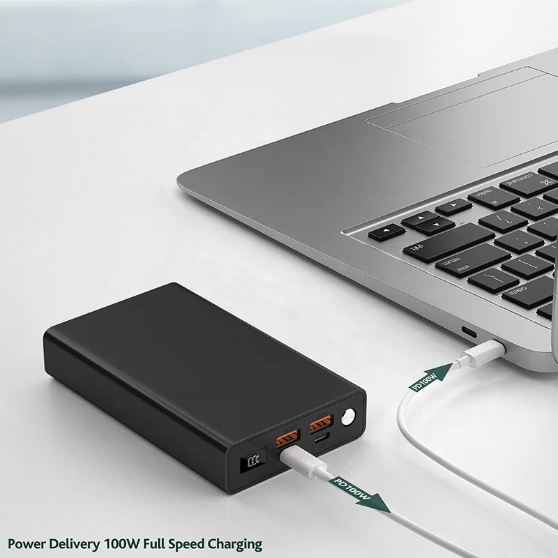 

Best Powerbank OEM 20000mah 30000mah 40000mah 10000mah pd power bank 100w 60w 45w With Dual Type c Input and Output