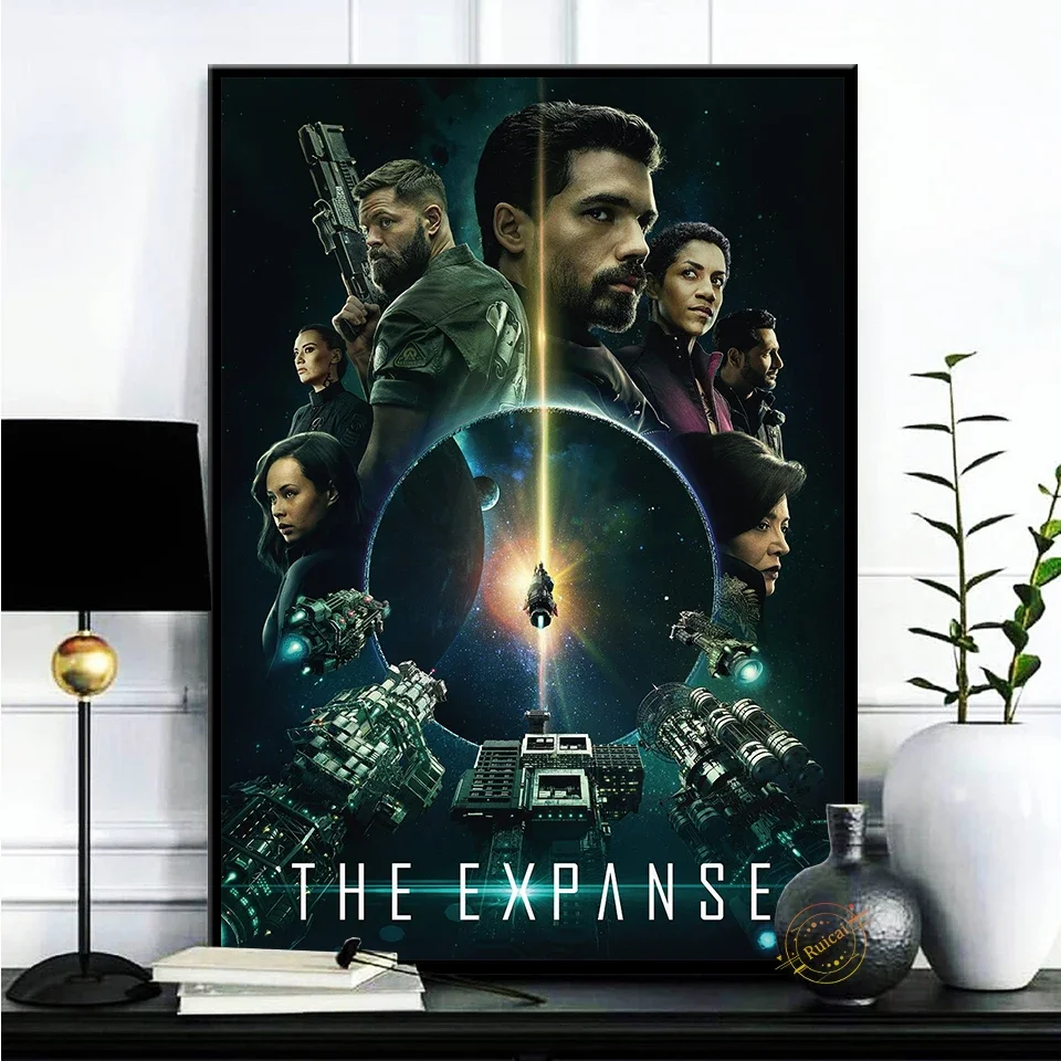 ملصق The Expanse للتلفزيون، صورة جدارية فنية من القماش لغرفة المعيشة، هدية ديكور المنزل