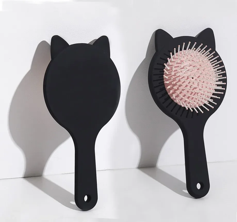 Cat Ears Cute Cartoon Air Cushion Comb Scalp Massage Hairbrush Barber Salon Hairdressing Comb Hair Brush Hair Care for Women