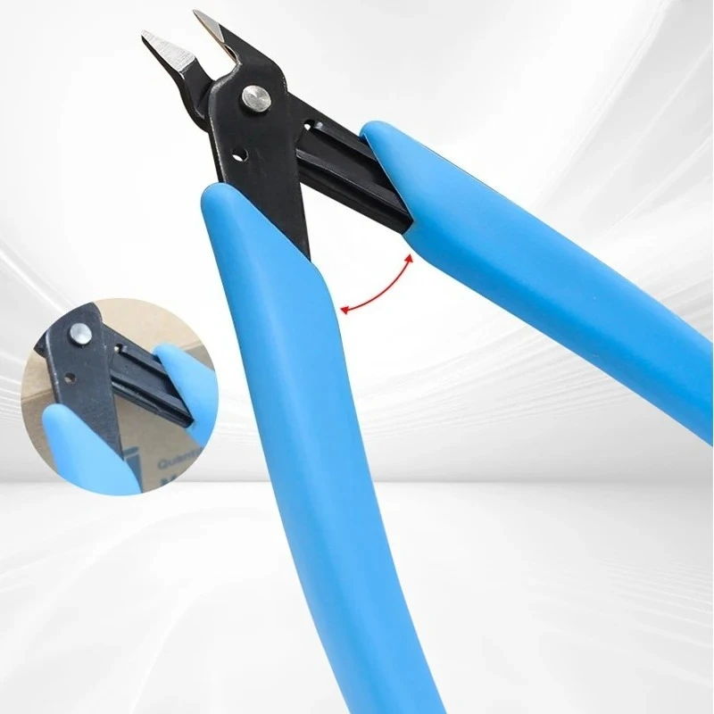 1/3 Stück 5-Zoll Präzisions-Seitenschneider Mini-Drahtschneider für Kabel Hochharte Elektronik-Reparatur-Handwerkzeuge – Detail 2