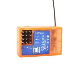DSM2 3CH RC Car Receiver 3.5-9.6V High-Speed Response For DX2E/DX3E/DX5C Transmitters Compact Design Stable Signal Control