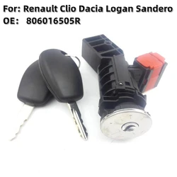 XIEAILI OEM Ignition Lock Cylinder Auto Door Lock Cylinder For Renault Clio Dacia Logan Sandero 806016505R K790