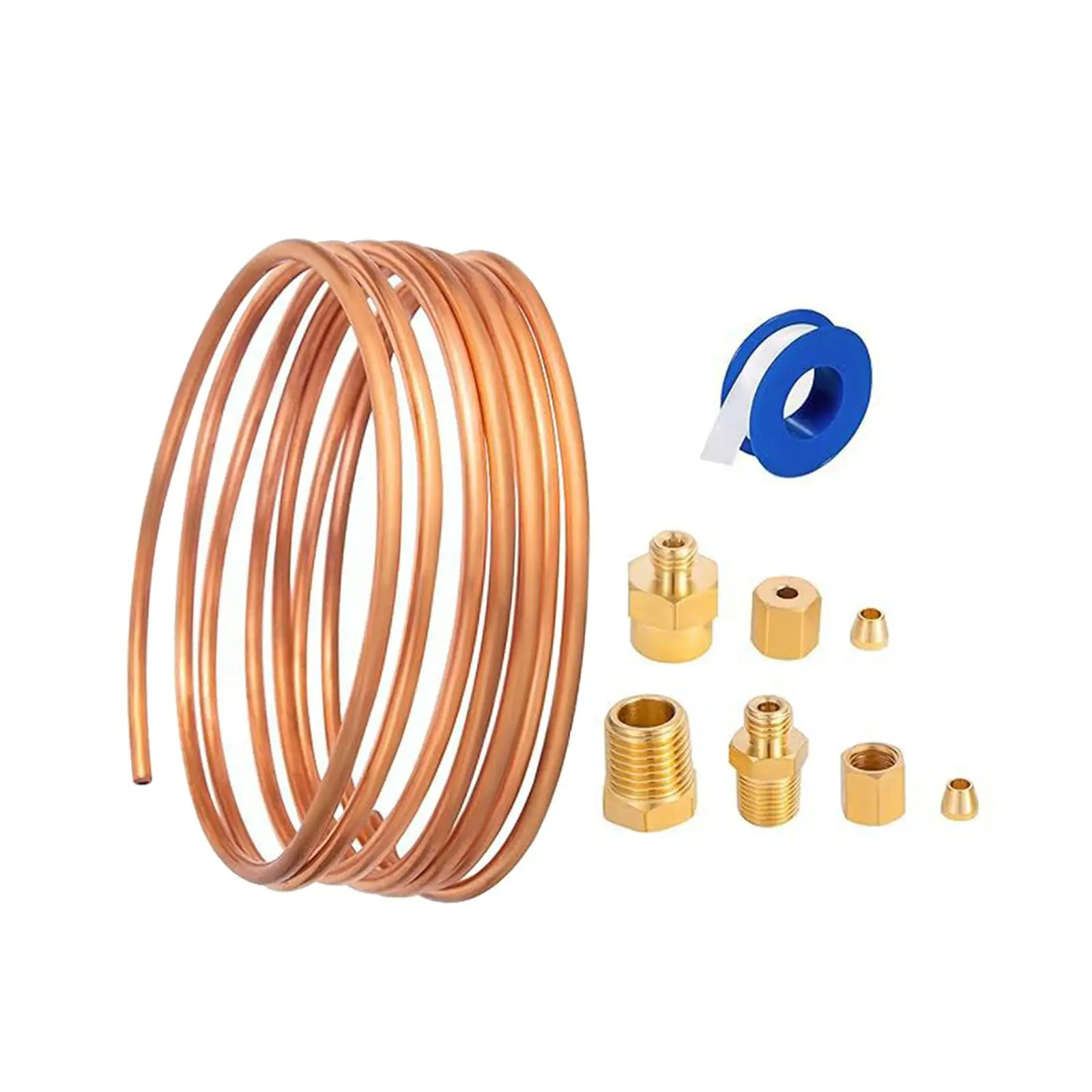 

Oil Pressure Gauge Tubing Kit 1.82M Practical Easy to Use Sturdy Wear Resistant High Temperature Ductility Replacement Parts