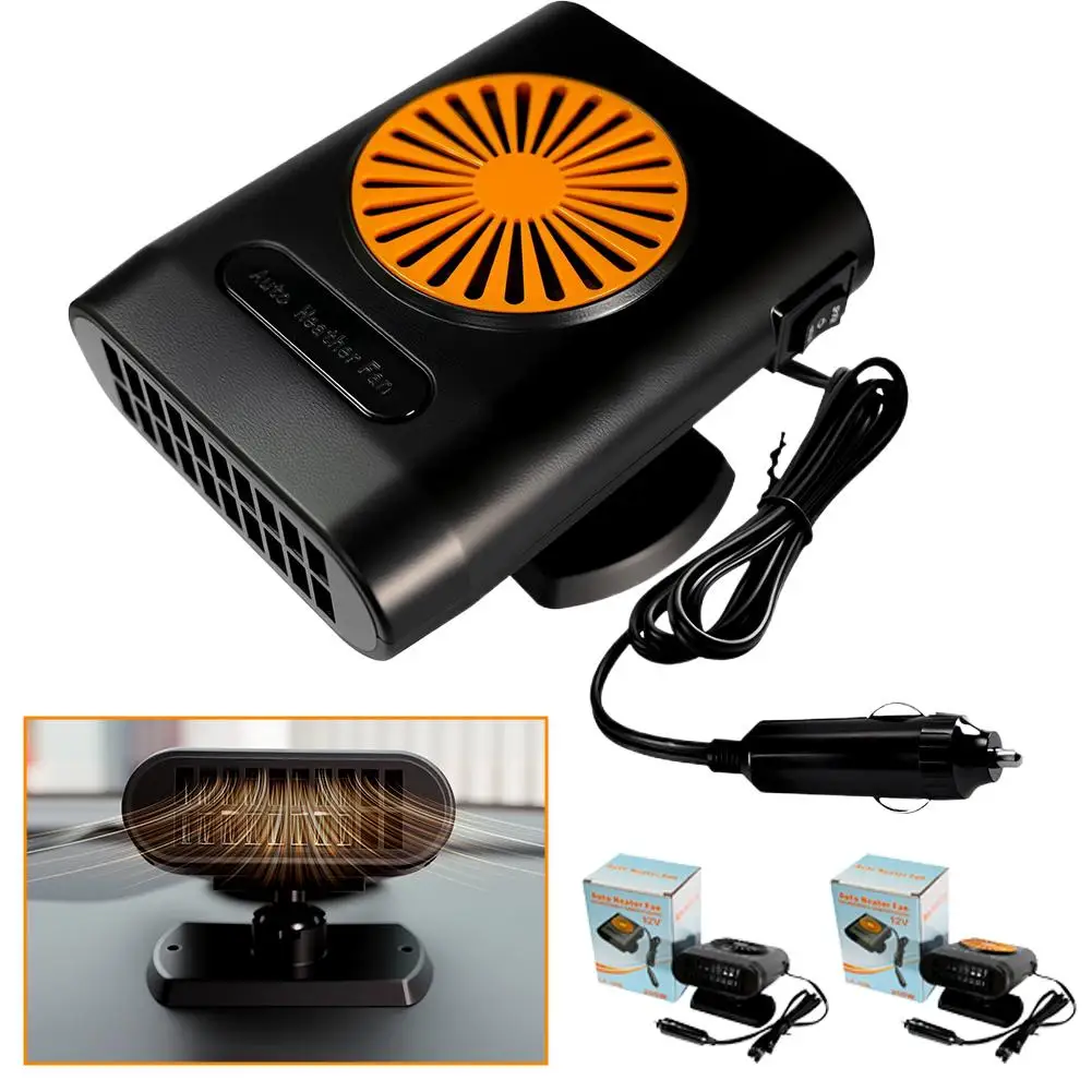 

Автомобильный обогреватель, автоматический обогреватель окон, размораживатель 12 В, компактный обогревательный вентилятор, теплее для зимнего кемпинга, водителей, грузовиков, автофургонов, окон автомобиля