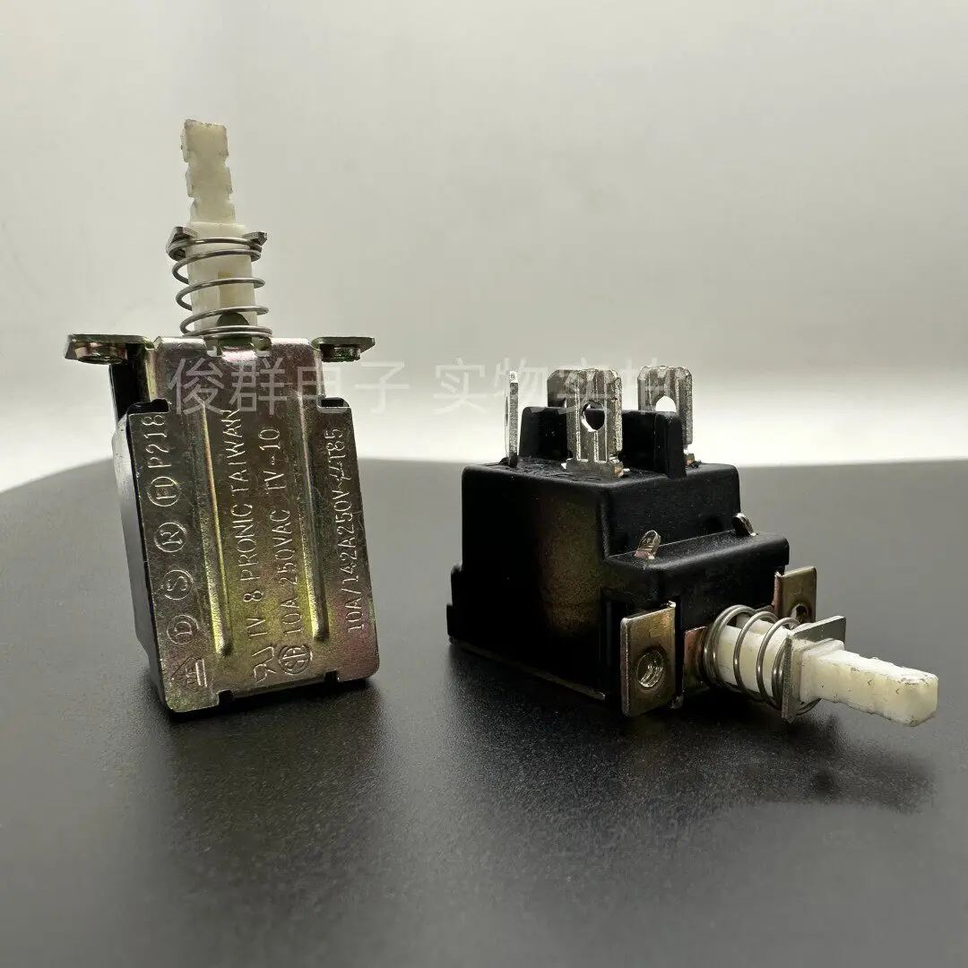 5pcs/Taiwan PP218 lockless reset rebound power switch TV-10 high current 10A power amplifier