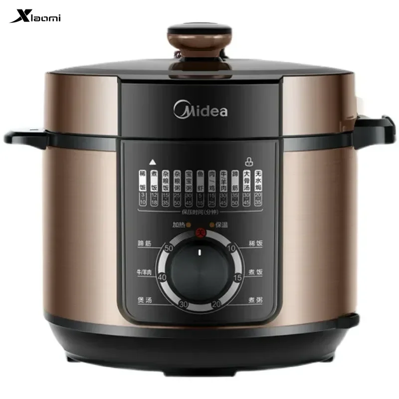электрическая скороварка, новая модель, 5 л, бытовая скороварка большой емкости, рисоварка с двойной кастрюлей