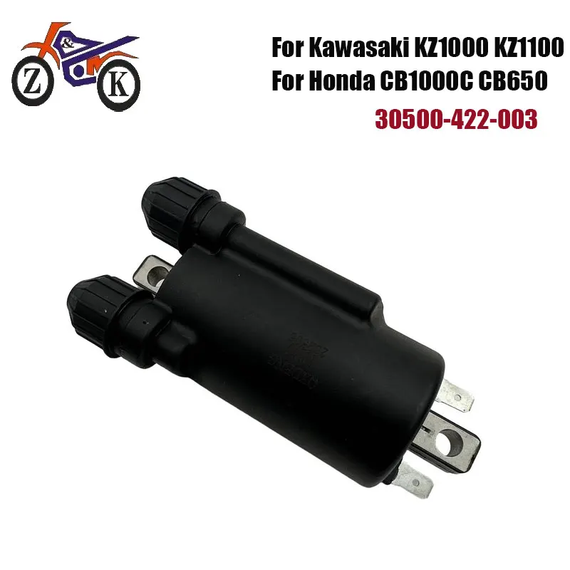 Bobina de encendido para Kawasak KZ550 KZ750 KZ900 KZ1000 OE 30500-422-003 para Honda 200 350 400 450 500 550 650/encendido de motocicleta