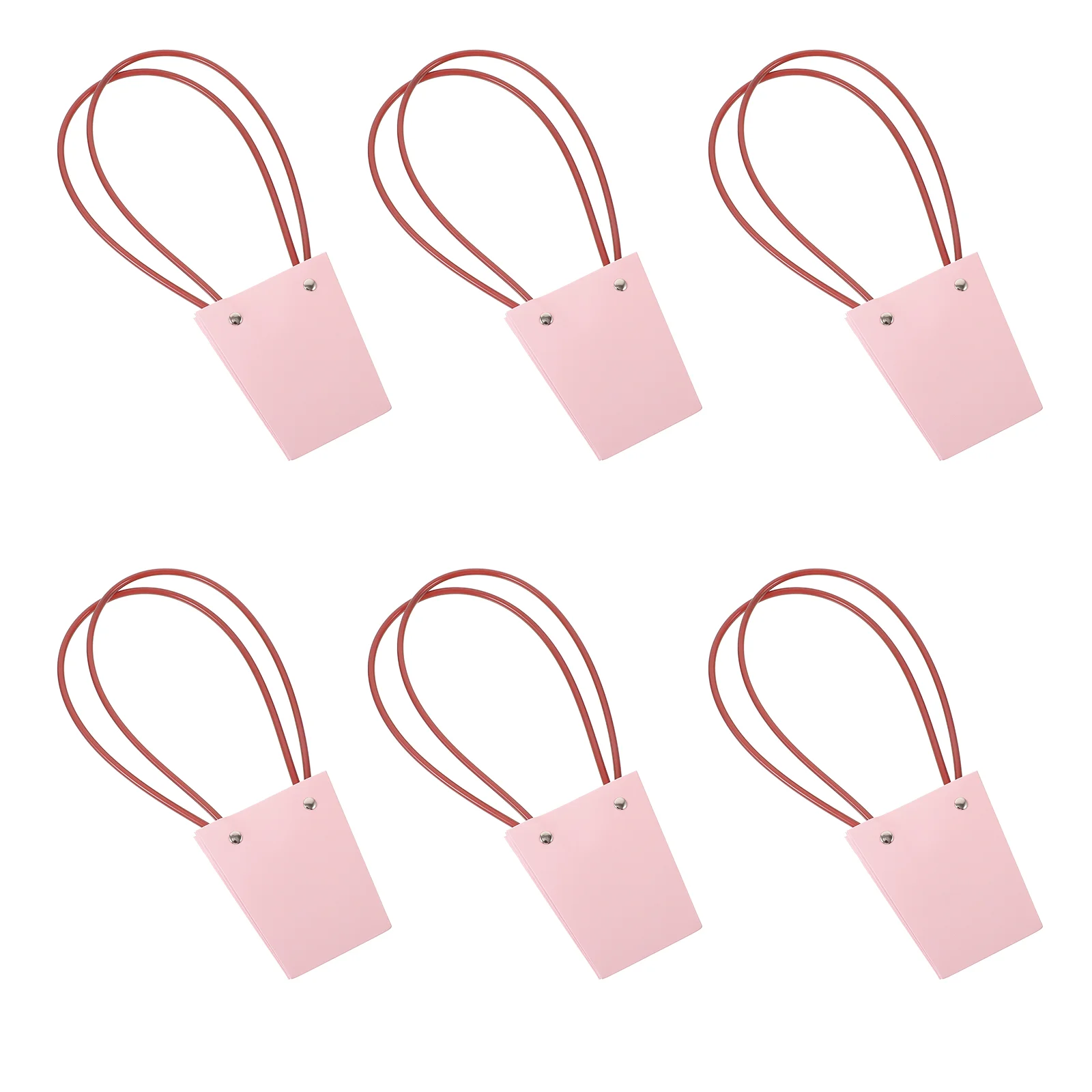 

10 Pcs Waterproof Flower Tote Bag Floral Packaging Bags Bouquet Cellophane Bouquets Paper Wrapping Gift
