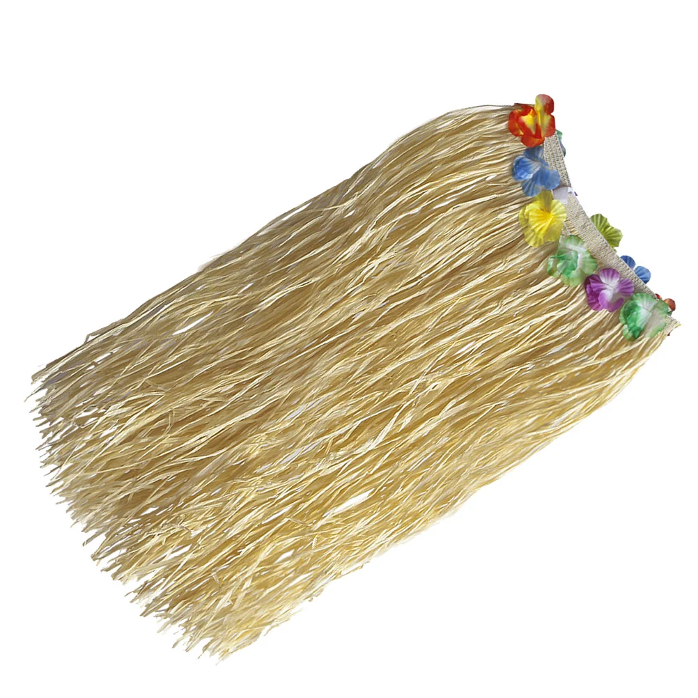 

Raffia Hula Skirt Tropical Dance Costume for Women Party Performance Wear Hawaiian Paper Skirt for Event