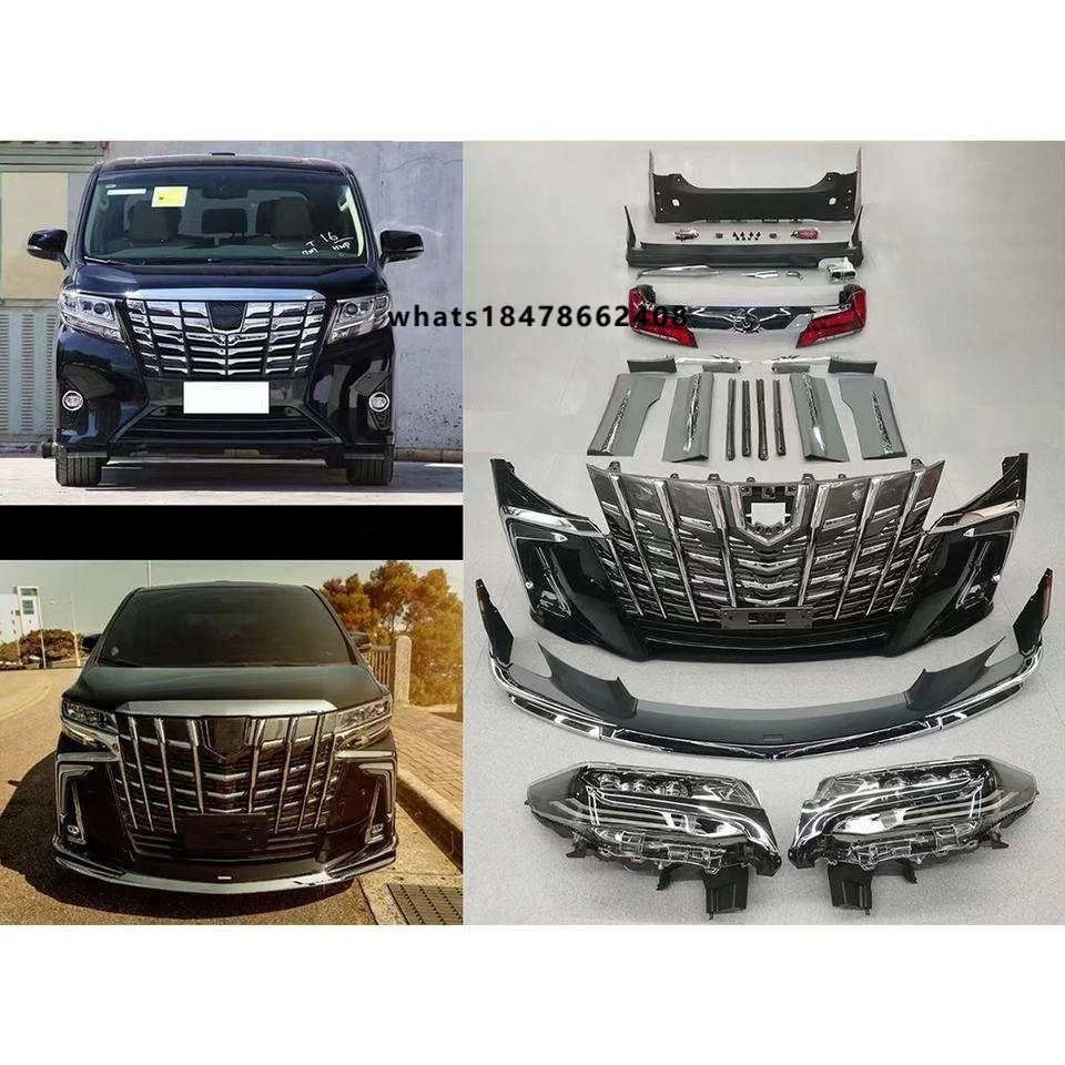

Body Kit Include Bumpers with Grille and Auto Lights for Alphard 2015-2018 to 2019-2020 Modelista Sc Model