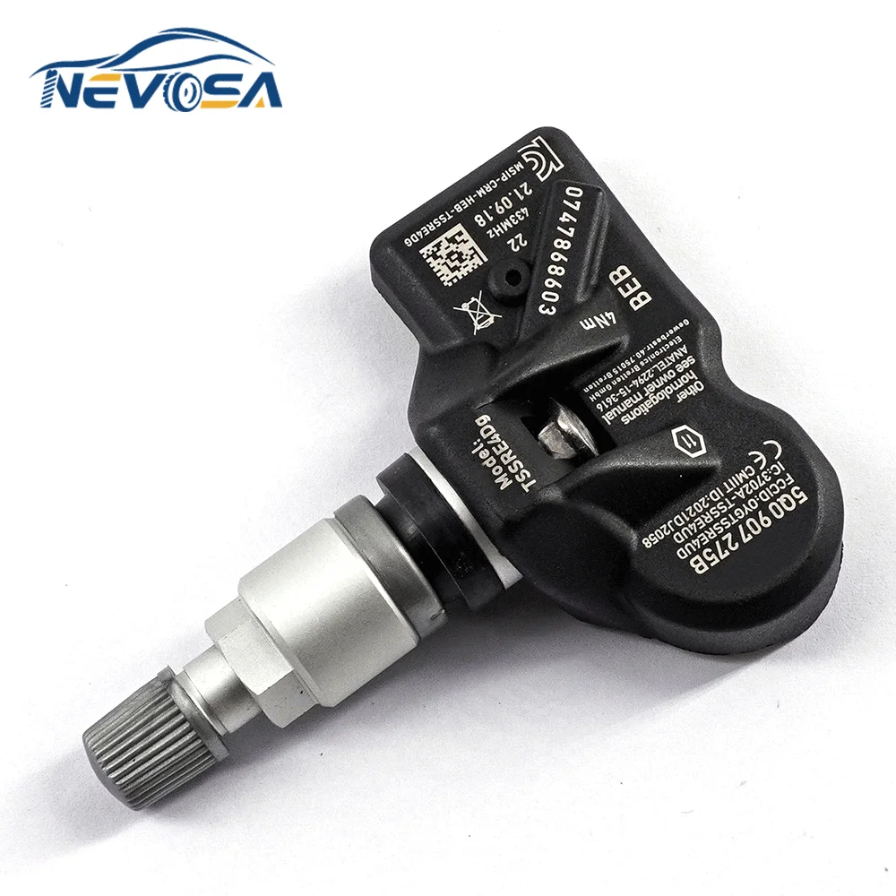 Nevosa 5Q0907275B TPMS Tire Pressure Monitor Sensor For Volkswagen Phaeton Audi A4 A6 A7 TT Porsche 718 911 Skoda Superb Rapid