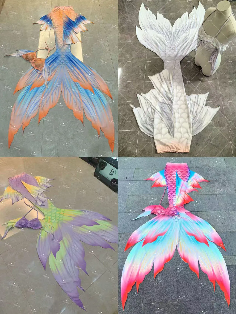 

Mermaid Big Tail Swimsuit Aquarium Diving Shooting Sexy Fishskin Performance Adult Mermaid Tail Fins Can be Tailored