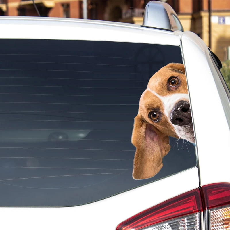 Car Sticker Beagle Dog Pet Animal Waterproof Vinyl Decal Car Accessories Decor Pegatinas Para Coche