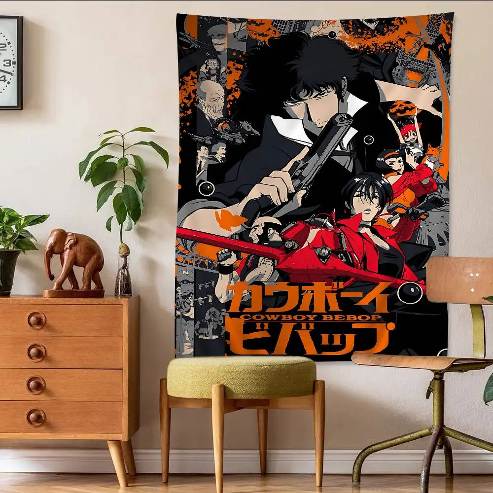 1 قطعة أنيمي C-كاوبوي B-bebopS معلقة البوهيمي نسيج رخيصة الهبي الجدار الشنق البوهيمي جدار المفروشات ماندالا الجدار الشنق #3