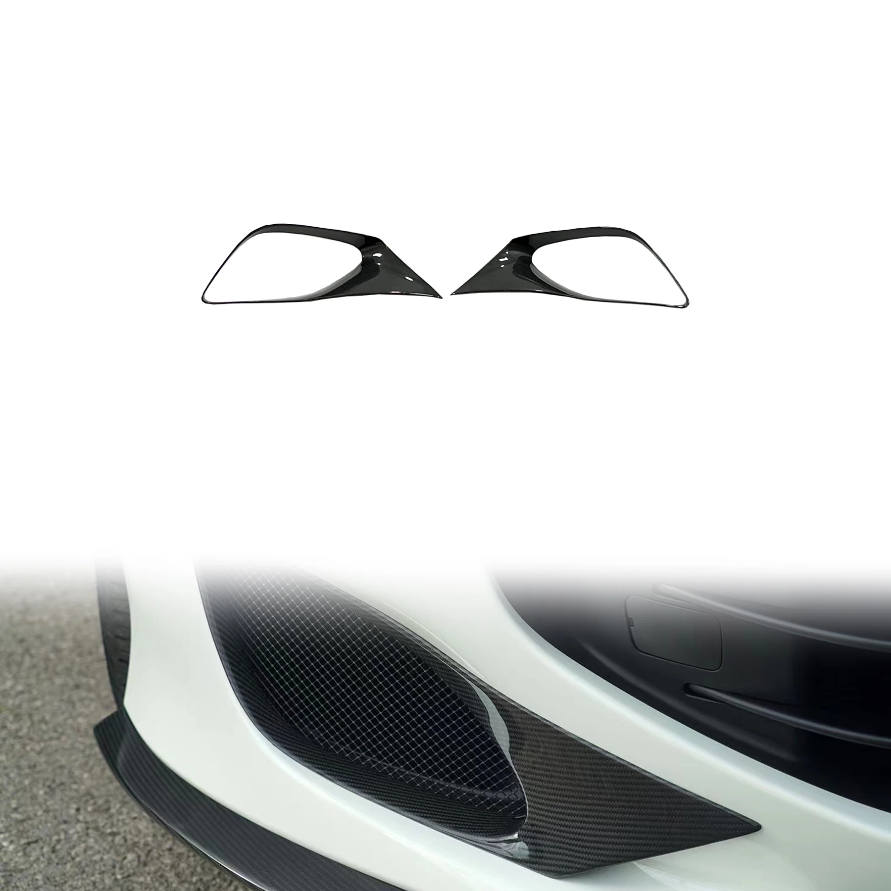 

Portofino N Style Automotive Accessories Dry CarbonFiber BodyKit Auto Parts Front Bumper Air Inlet forFerrari Portofino