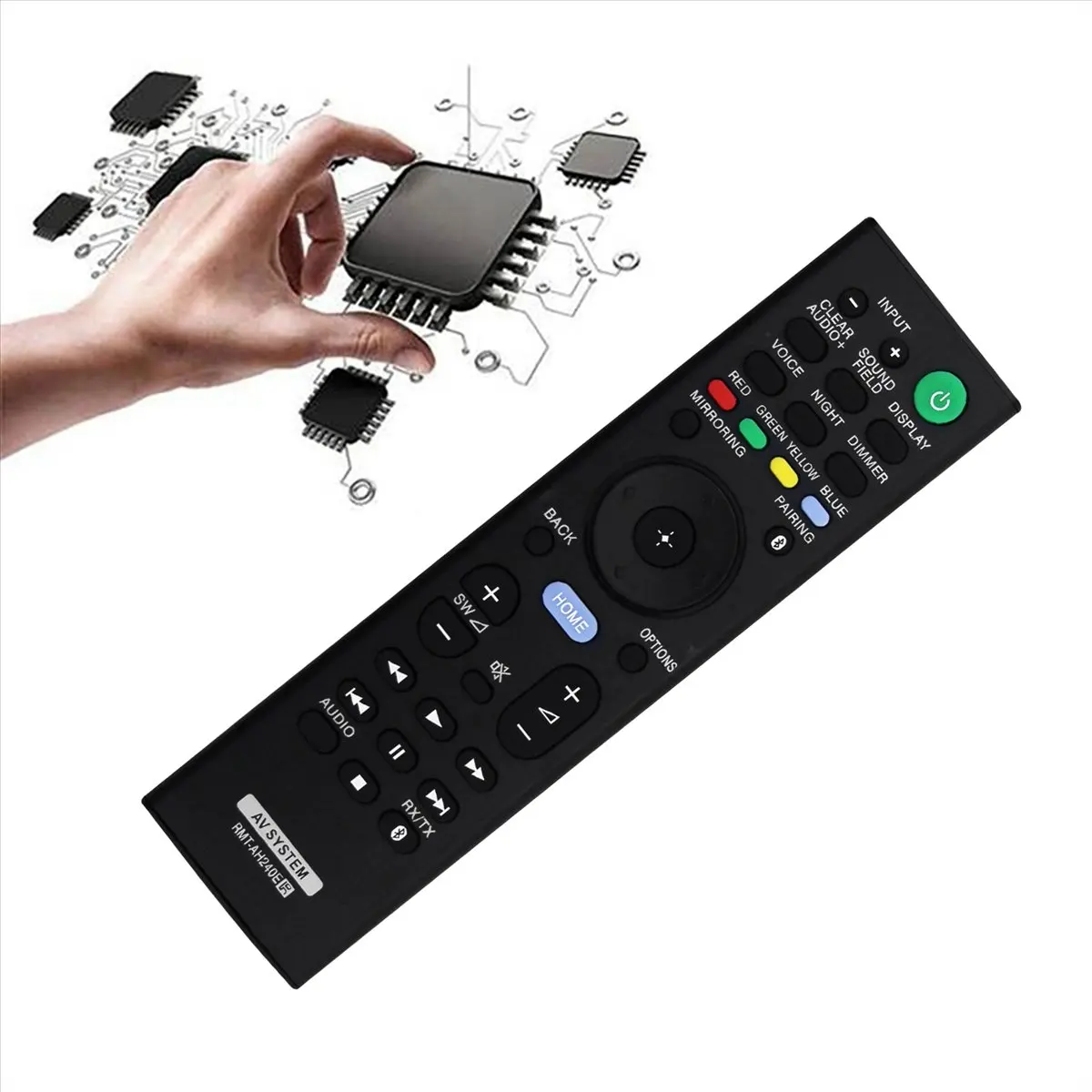 【B63C~】 -AH240E Remote Control Replace for Soundbar SA-NT5 SA-WCT790 SA-CT790 HT-XT2 HT-CT790 HT-NT5 RMTAH240E