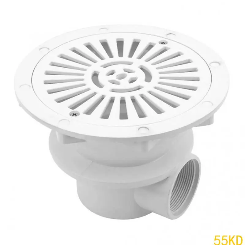 

55KD Swimming Pool Drain Cover Removable Resists Corrosions Pool Drain Cover Maintenance Accessories