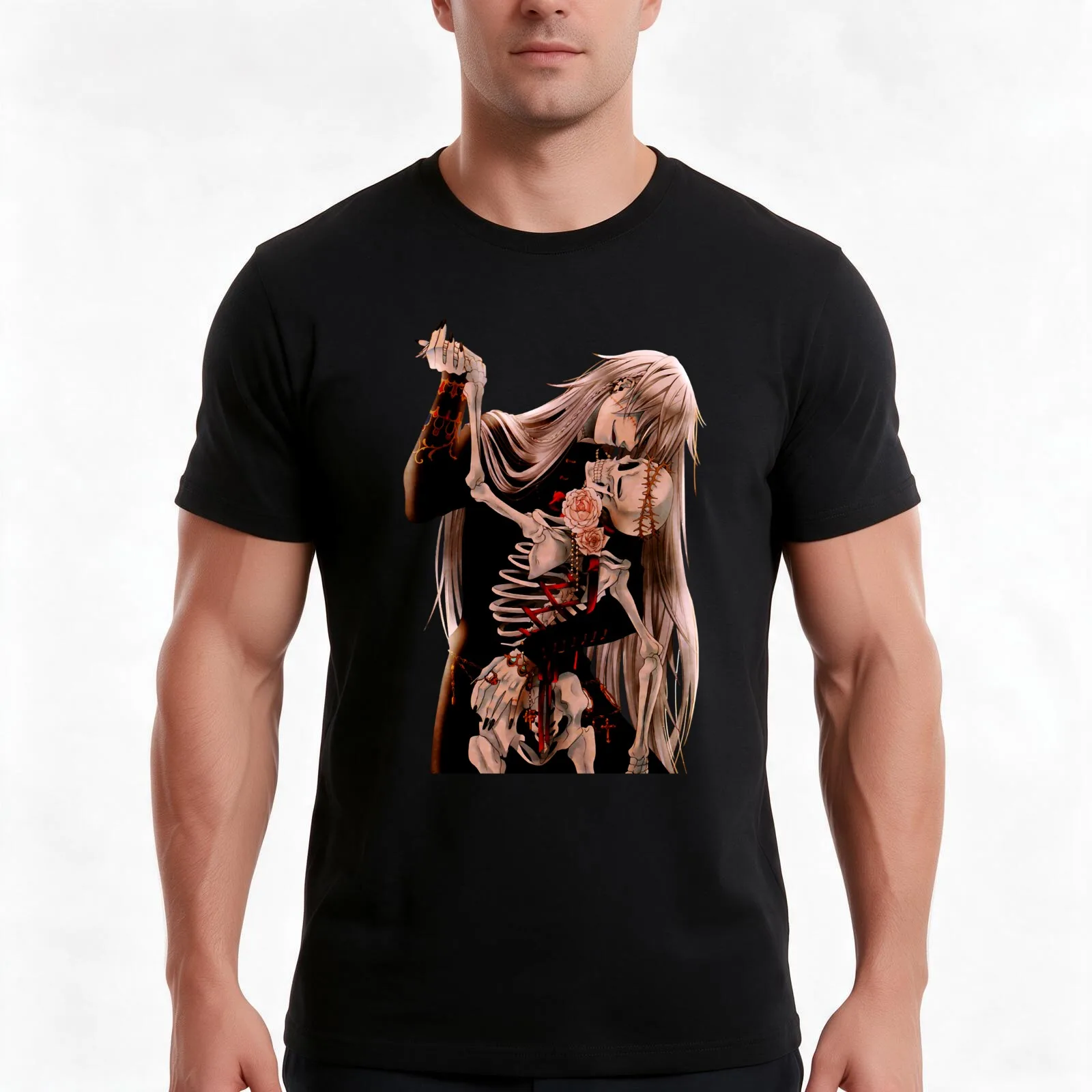 Music Vintage Retro Anime Undertaker Manga Gifts For Movie Fans T-Shirt Summer Casual Cotton Tee Oversized Streetwear Tops