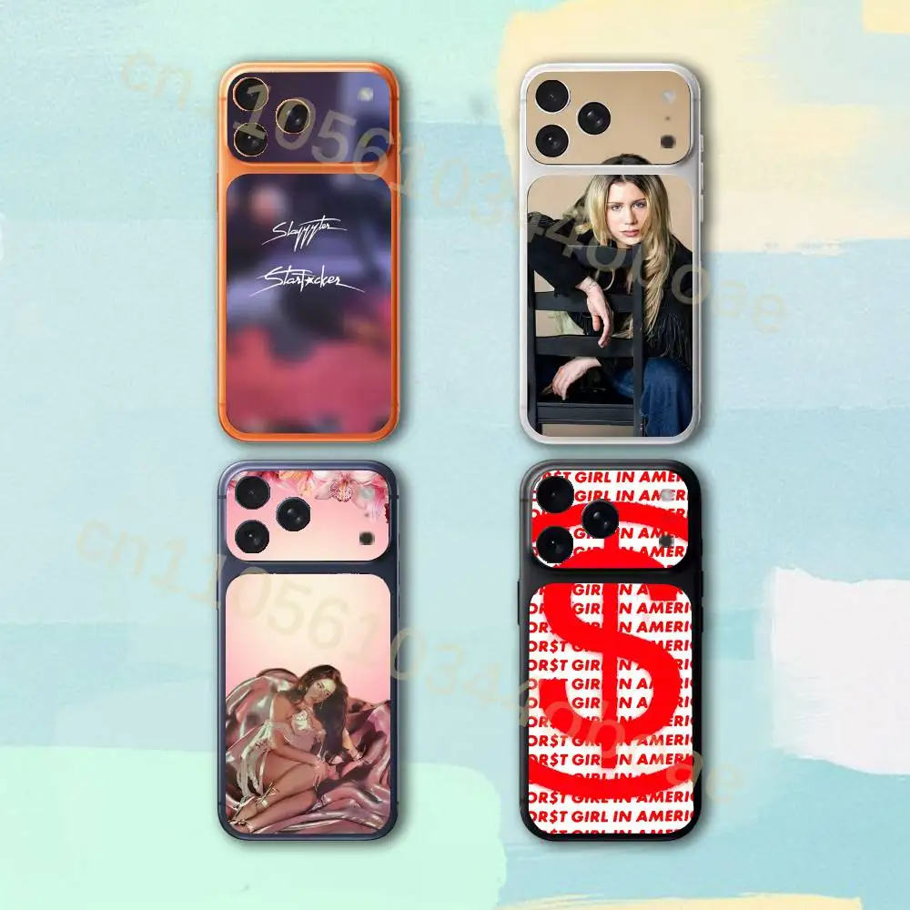 

Singer S-Slayyyter For iPhone 17pro,17pro max Carmere and Back Cover Decal Wrap Skin Colorful Rear Protective Sticker Film