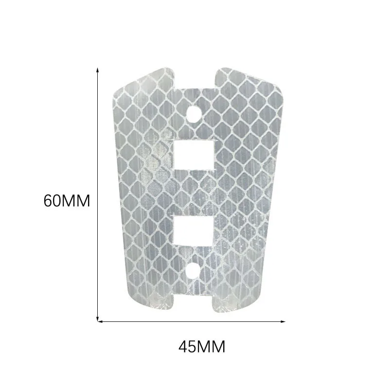 4 قطع ملصقات عاكسة للدراجة لمحدث العجلات والجنوط مقاومة للماء، عاكسات أمان ذاتية اللصق لـ MTB، الطريق، المدينة #2