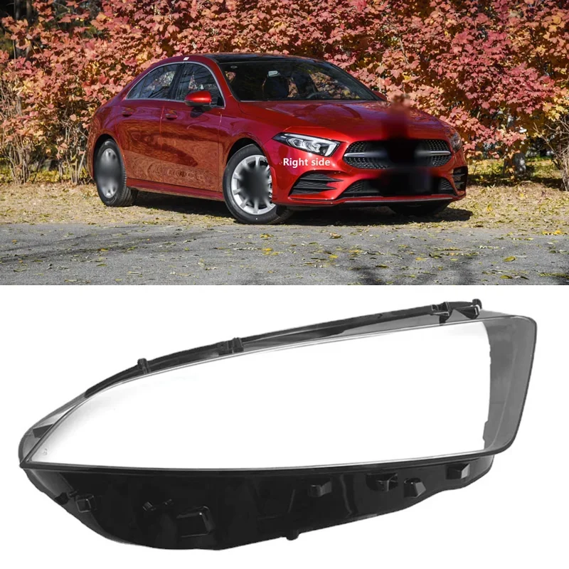 

Car Front Headlight Cover Lens Glass Headlamps Transparent Lampshade Masks For Mercedes Benz A-Class W117 A180L 2019