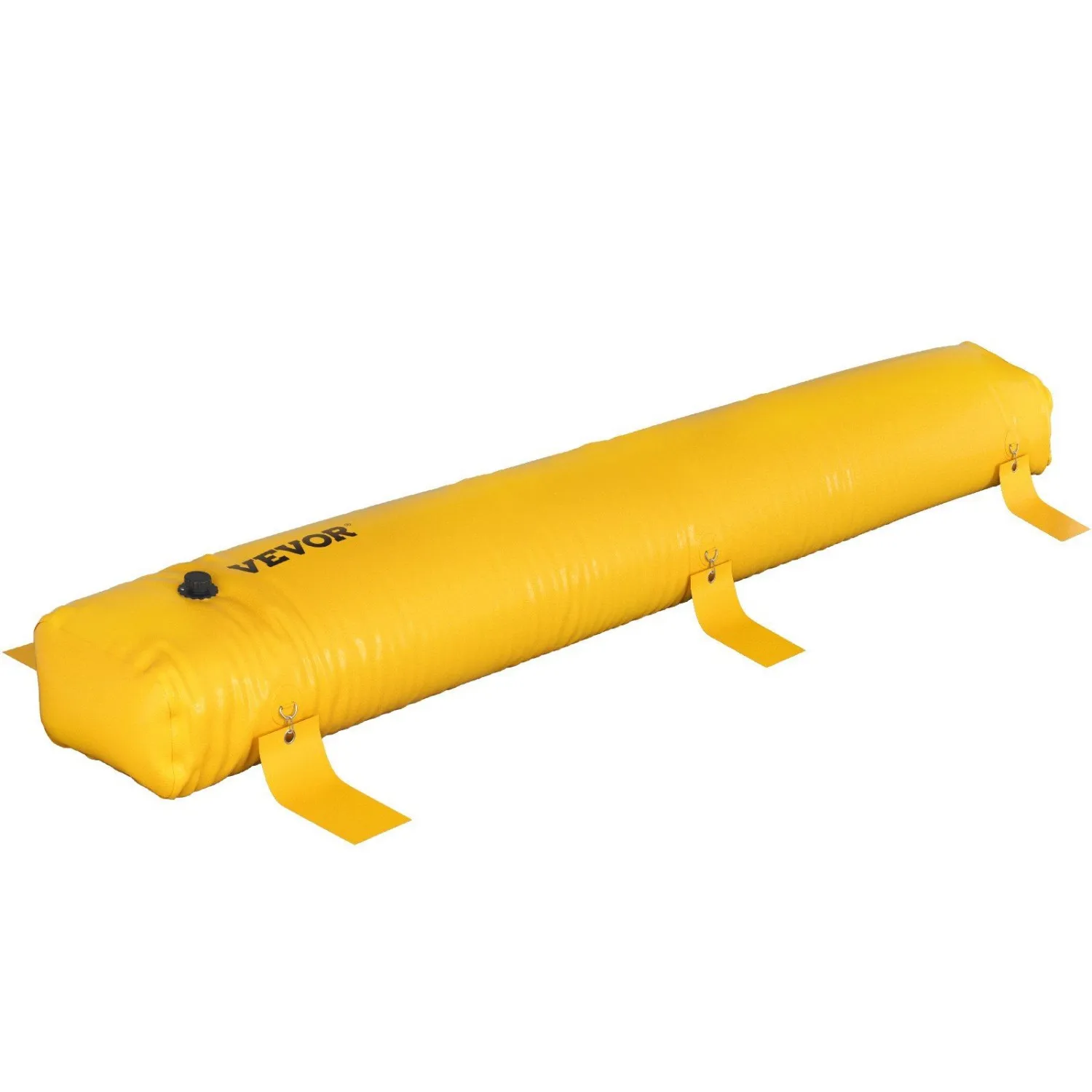 

12ft Flood Barrier - 132 Gallon Water Filled Flood Control Tarpaulin - Durable PVC, Stackable, Reusable for Doorway, Garage, Hur