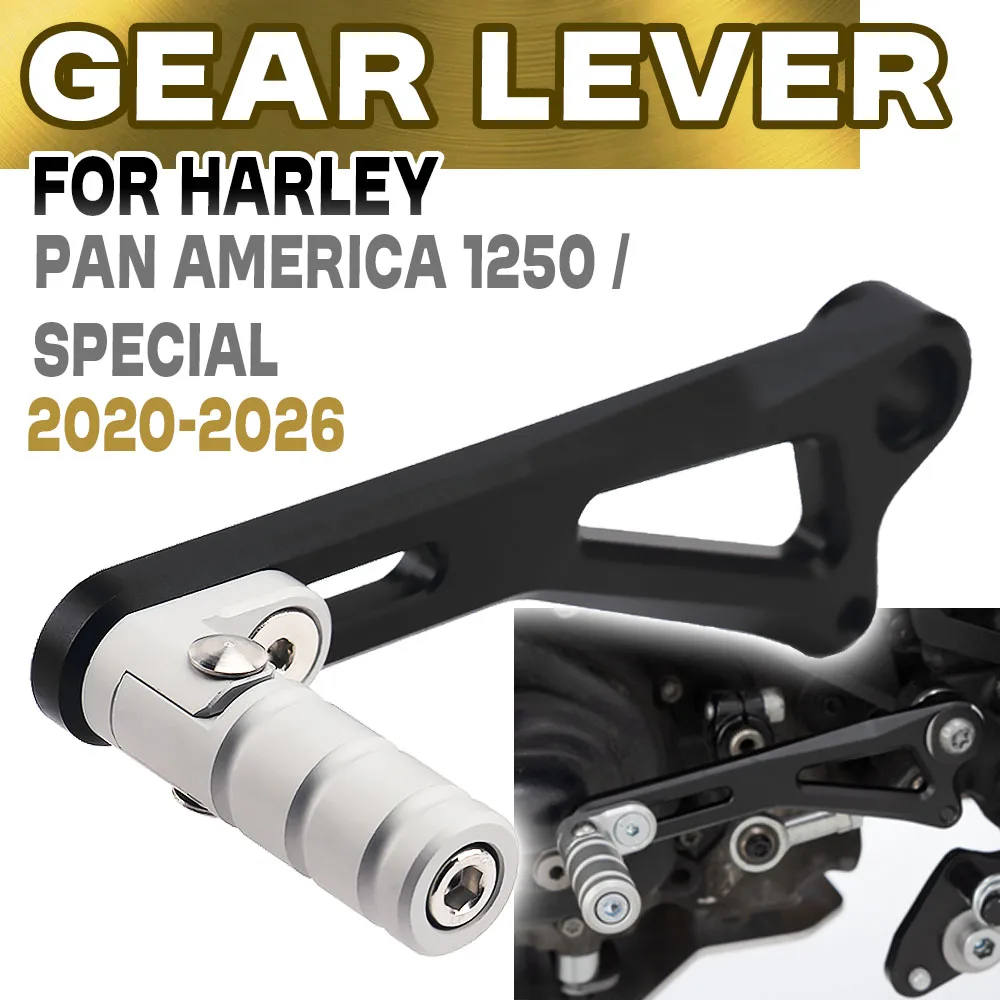 Motorcycle Gear Shifter For Harley Pan America 1250 1250S 2020 2022 2023 2024 2025 2026 Adjustable Folding Gear Shift Lever