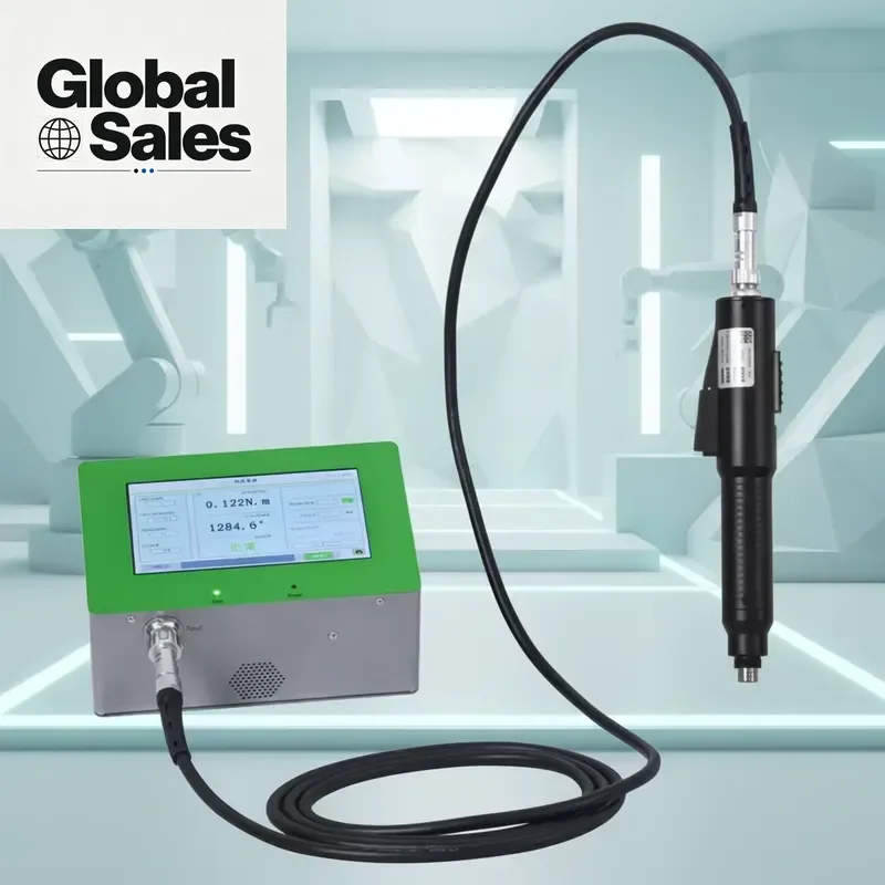 Industrial Precision Screwdriver Touch Screen Electric Power Early Warning Torque Display MES Connectable Multi-Task