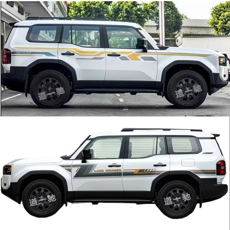 

Автомобильные виниловые наклейки на кузов для Toyota Prado LC250 2024, модная наклейка на заказ, пленка, аксессуары