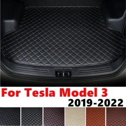 Tappetino per bagagliaio dell'auto per Tesla Model 3 2022 2021 20 2019 fodera per bagagliaio posteriore proteggi la copertura accessori interni vassoio per bagagliaio posteriore Pad per bagagli