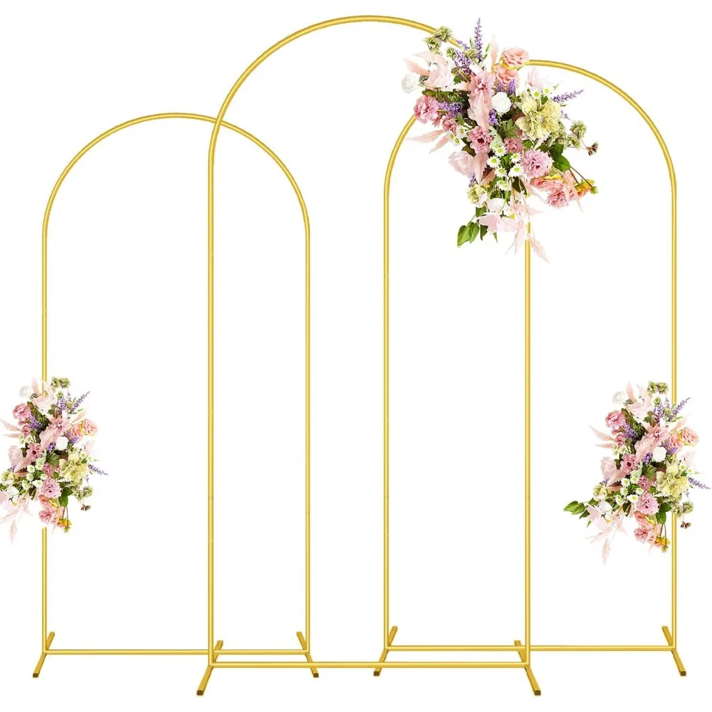 Wedding Arch Metal Arch Backdrop Stand Gold Arches, Parties Birthday Wedding Ceremony, Wedding Arches, 48