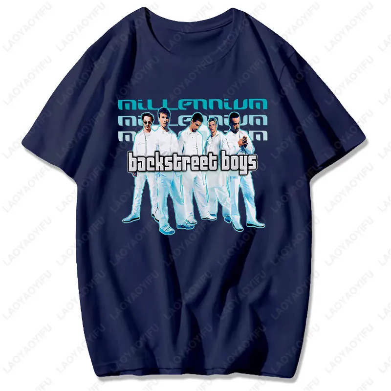 Backstreet Boys Millennium Tour Musik Vintage T-Shirt Männer Frauen Hipster Beliebte Tops Sommer Mode Streetwear Unisex T-Shirts Geschenk – Detail 10