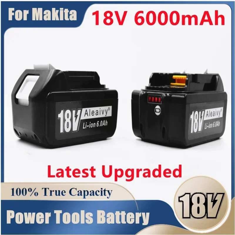 

Rechargeable Lithium Ion Battery for Makita 18V Battery 6.0ah Replacement BL1830 18650 Li-Ion Battery for Makita 18v Batteries