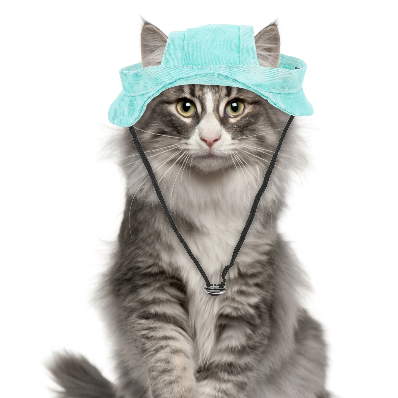 

Pet Sun Protection Hats for Dogs Cats Adjustable Summer Sport Hat Ear Holes Dog Bucket Hat Puppy Visor Cap Cat Baseball Cap Pet