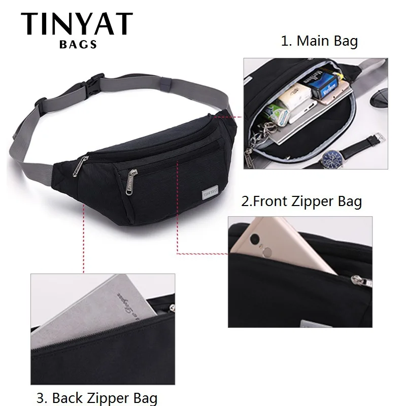 

NEW: TINYAT Ultra-Light Outdoor Waist Bag – Sweatproof & Hands-Free for Sports