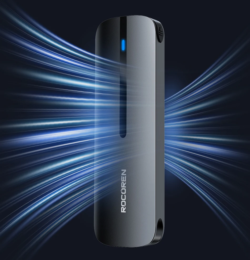 Rocoren Externes Gehäuse M2 SSD-Gehäuse M2 NVMe SSD-Gehäuseadapter Ten Gigabit USB 3.1 Gen Two USB Typ-C unterstützt M- und BM-Schlüssel – Detail 11
