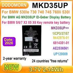 3.7V MKD35UP Remote LCD Key Battery For BMW 530le 730 740 745 760li X3 X4 X5 1ICP3/37/57 9442976-01 2.14Wh 580mAh High Quality